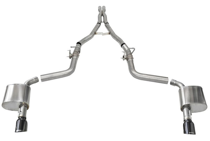 Corsa 15-21 Charger SRT/Hellcat/Redeye 2.75in Valved Catback DRE w/ Single 4.5in Blk PVD Tips 21072BLK 21072BLK User 1