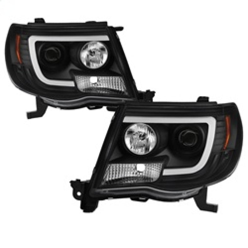 Spyder Toyota Tacoma 05-11 Projector Headlights - Light Bar DRL - Black PRO-YD-TT05V2-LB-BK 5084514 5084514 Photo - Primary