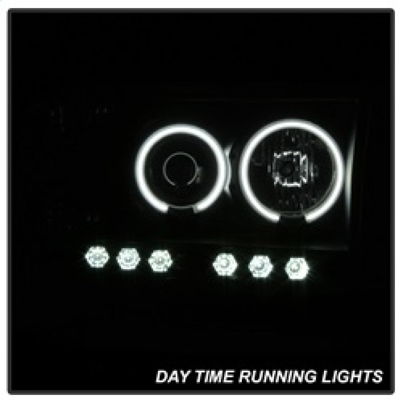 Spyder Dodge Ram 1500 02-05 03-05 Projector Headlights CCFL Halo LED Blk Smke PRO-YD-DR02-CCFL-BSM 5078797 5078797 Photo - Primary