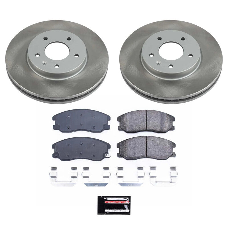 PowerStop Power Stop 07-09 Suzuki XL-7 Front Semi-Coated Rotor Kit SC2090 SC2090 Photo - Primary