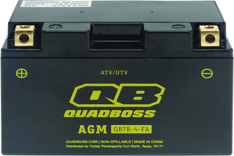 QuadBoss Qb7B-4-Fa Agm Battery Qb 401377 401377 Photo - Primary