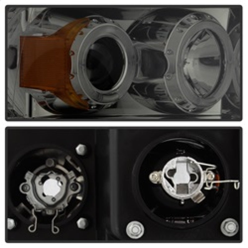 Spyder Dodge Ram 1500 02-05/Ram 2500 03-05 Projector Headlights LED Halo LED Smke PRO-YD-DR02-HL-SMC 5009999 5009999 Photo - Unmounted