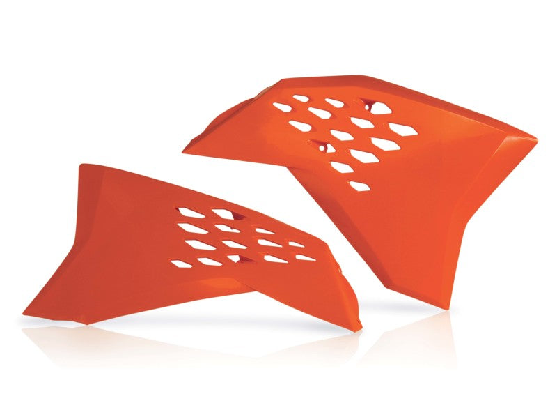 Acerbis 07-10 KTM SX/SX-F/ XC XC-W Radiator Shroud - KTM Orange 2081990237 2081990237 Photo - Primary