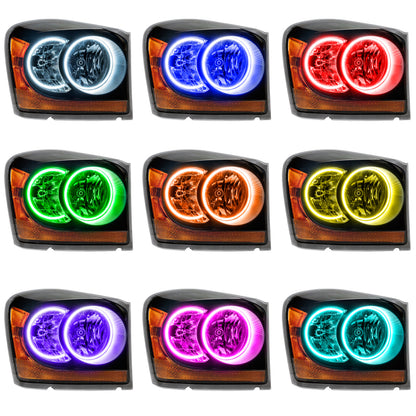 ORACLE Lighting Oracle Dodge Durango 04-06 Halo Kit - ColorSHIFT w/ Simple Controller 2645-504 2645-504 Photo - lifestyle view