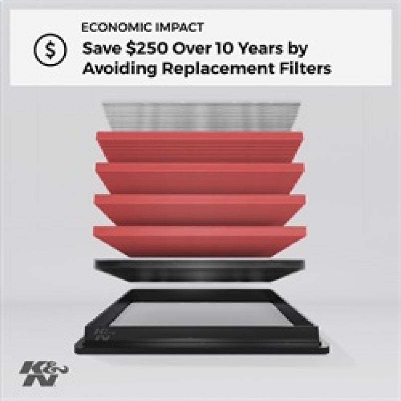 K&N Engineering Jeep Wrangler Air Filter KNE33-2114 33-2114 Photo - Primary