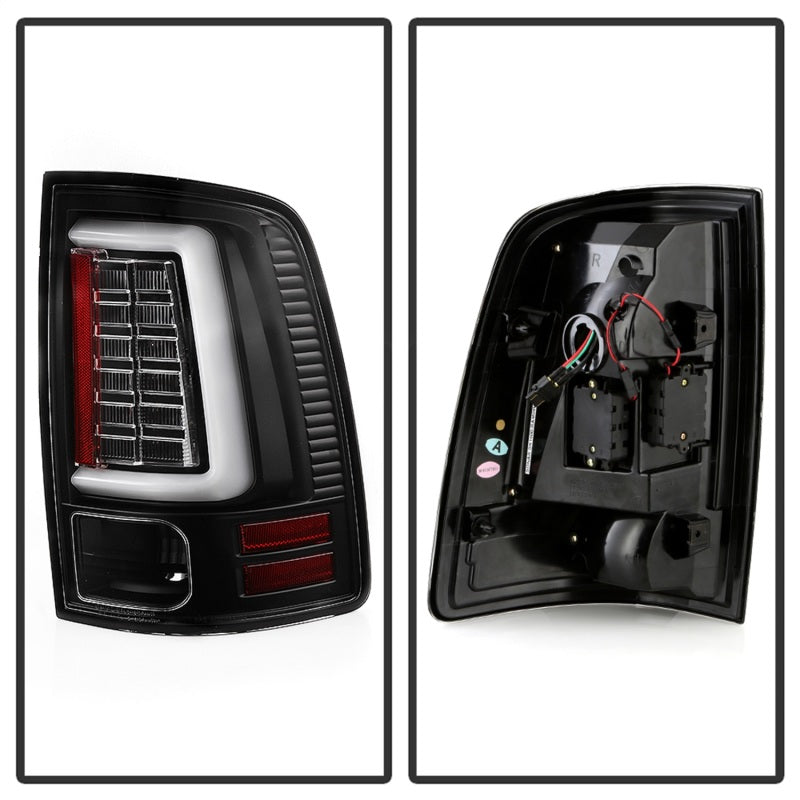 Spyder Dodge Ram 09-18 LED Tail Lights - All Black ALT-YD-DRAM09V2-LED-BKV2 (Incandescent Only) 5085917 5085917 Photo - Unmounted
