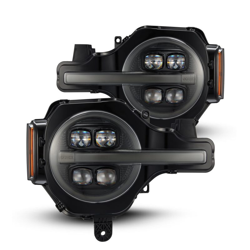 AlphaRex 21-23 Ford Bronco NOVA LED Proj Headlights Alpha-Black w/Activ Light/Seq Signal/DRL 880259 880259 Photo - Primary