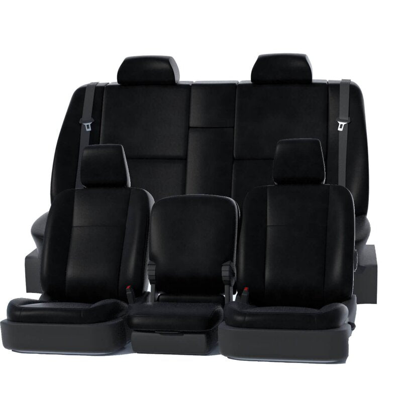 Covercraft 24-25 Ford F250-F550 Leatherette PrecisionFit Custom Front Row Seat Covers - Black GTF4422ABLTBK GTF4422ABLTBK Photo - Primary