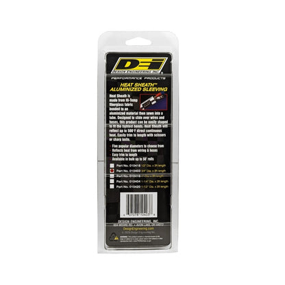 DEI Heat Sheath 3/4in x 3ft - Aluminized Sleeving- Sewn Edge 10403 10403 Photo - Unmounted