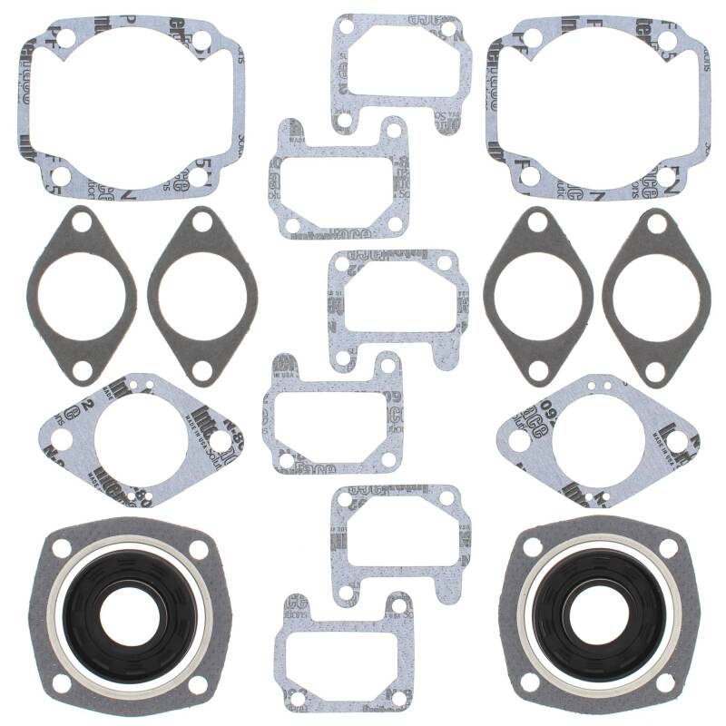Vertex Pistons Vertex Gaskets 74-75 Arctic Cat Lynx/Pantera (Kawaski) FC/2 Complete Gasket Kit w/ Oil Seals 711033 711033 Photo - Primary
