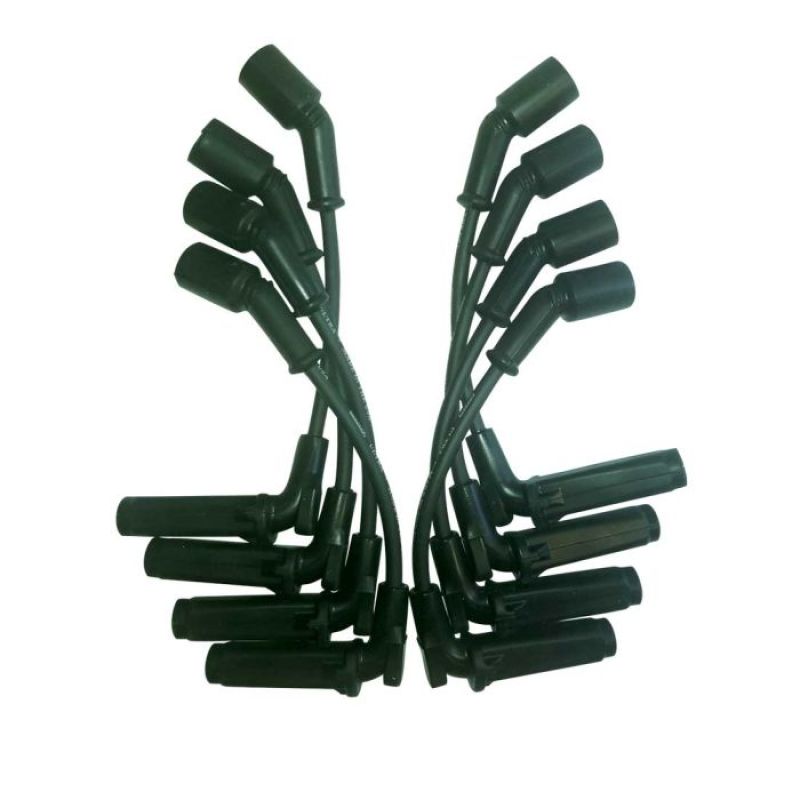Moroso GM LS 9.75in Wire Unsleeved Coil On Plug 90 Deg Boots Ultra Spark Plug Wire Set - Black 51032 51032 User 1