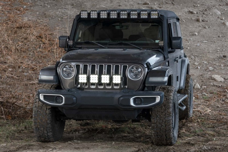 Diode Dynamics Jeep JL SS5 4-Pod CrossLink Grille Lightbar Kit Pro - Yellow Combo DD7269 DD7269 User 3