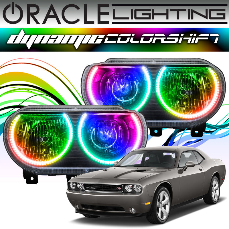 ORACLE Lighting Oracle Dodge Challenger 08-14 Halo Kit - Dynamic - Dynamic 1317-332 1317-332 Photo - in package