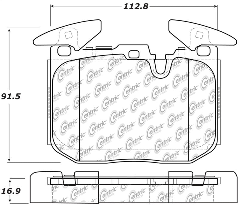 StopTech Sport Brake Pads With Shims And Hardware 309.16090 Photo - Primary
