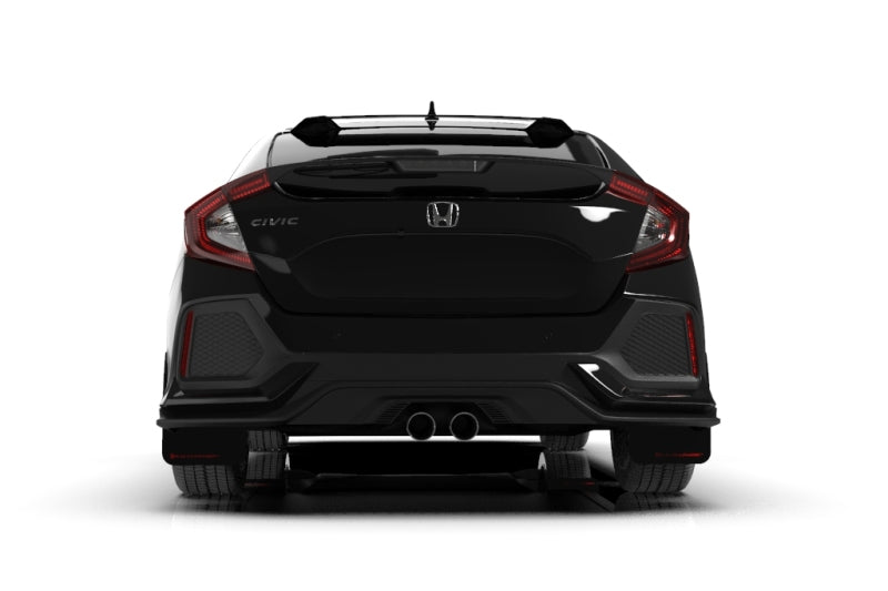 Rally Armor  17-19 Honda Civic Sport Touring UR Black Mud Flap MF51-UR-BLK/RD User 1