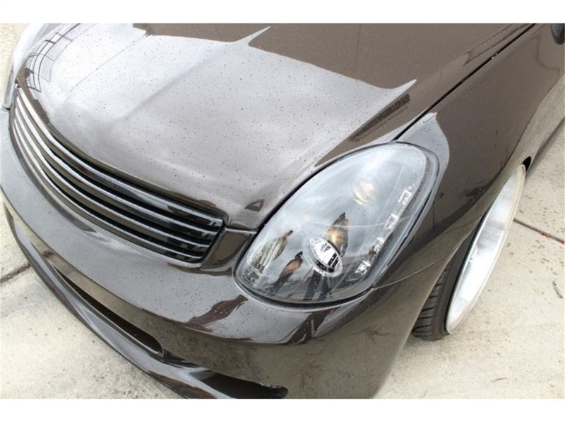 Spyder Infiniti G35 03-04 4DR Projector Halogen - LED Halo DRL Blk High H4 PRO-YD-IG35034D-DRL-BK 5031747 5031747 Photo - Mounted