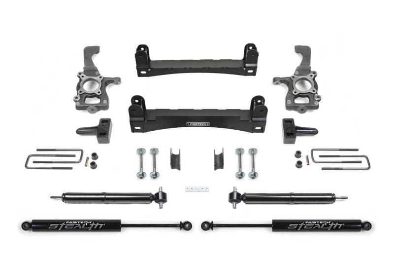 Fabtech 4" Basic System w/ Rear Stealth Shocks K2258M Photo - Primary