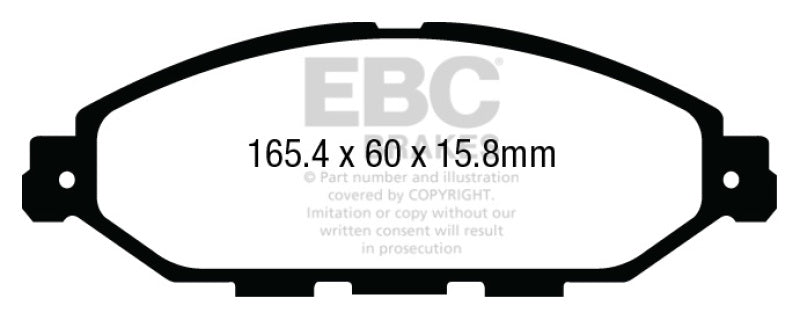 EBC Disc Brake Pad Set DP23010 Photo - Primary