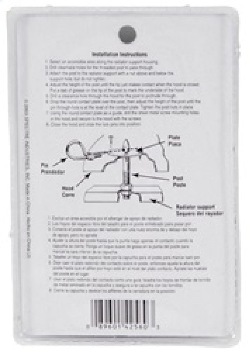 Spectre Hood Pin Kit 4256 4256 Photo - in package