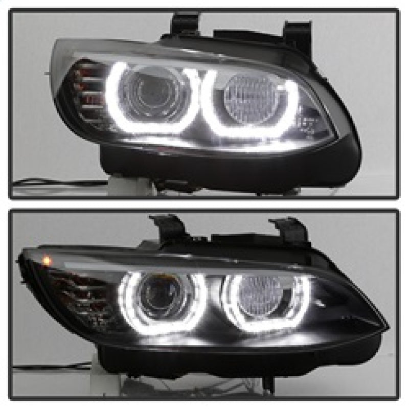 Spyder 08-10 BMW F92 3 Series Projector Headlights - LED DRL - Black (PRO-YD-BMWE9208-DRL-BK) 5085184 5085184 Photo - Unmounted