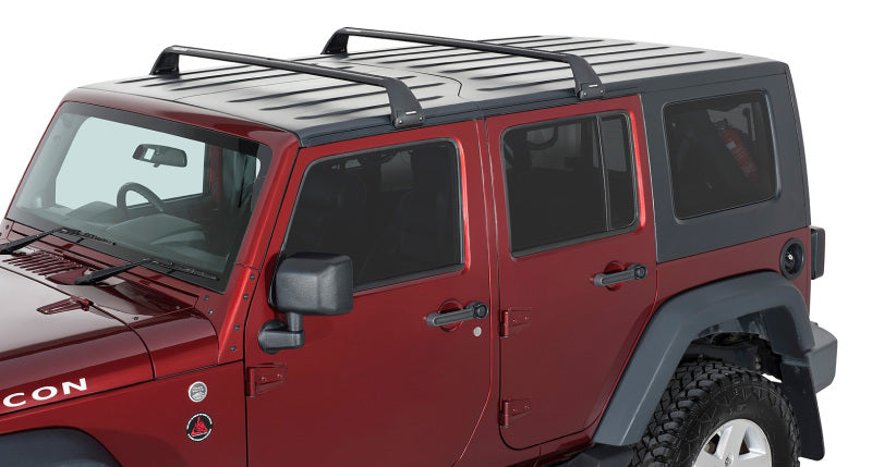 Rhino-Rack 07-22 Jeep Wrangler JK/JL 4 Door Hard Top Vortex SG 2 Bar Roof Rack - Black SG59 SG59 Photo - Primary