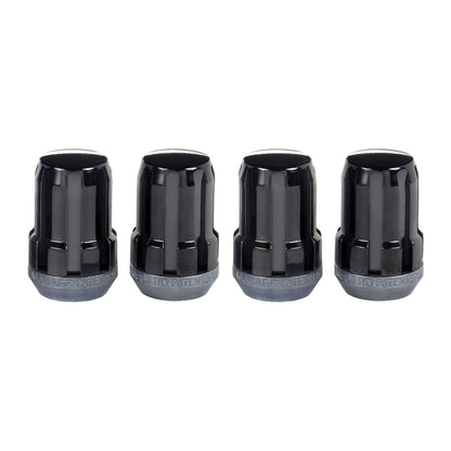 McGard SplineDrive Lug Nut (Cone Seat) M12X1.5 / 1.24in. Length (4-Pack) - Black (Req. Tool) 65357BK 65357BK Photo - Primary