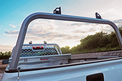 Dee Zee Deezee Universal Chevrolet Silverado Cargo Management Rear Rack - Standard Silver DZ95054R DZ95054R Photo - Mounted