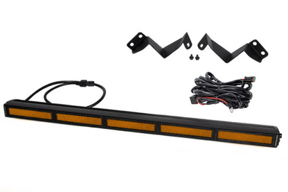 Diode Dynamics 16-21 Toyota Tacoma SS30 Stealth Lightbar Kit - Amber Flood DD6074 DD6074 Photo - Primary
