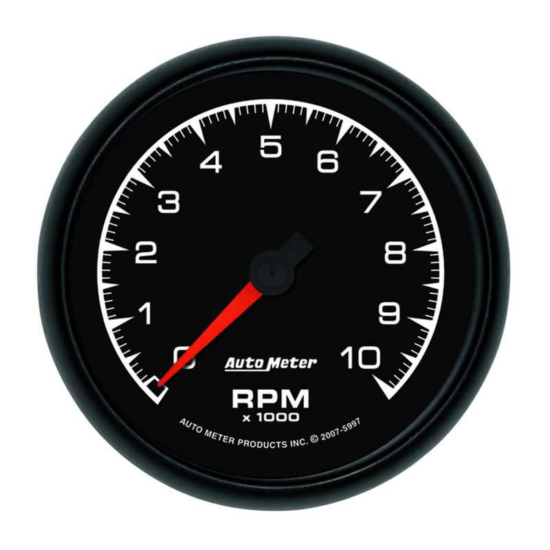 Autometer ES 3-3/8in TACH 10000 RPM IN-DASH 5997 5997 Photo - Primary