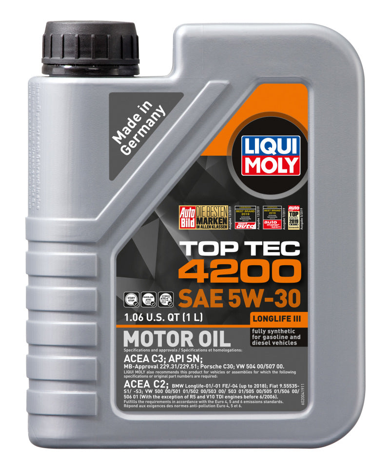 LIQUI MOLY LQM Motor Oil - Top Tec 4200 Oils & Oil Filters Motor Oils main image