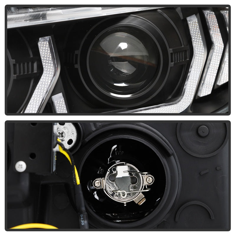 Spyder 16-18 Honda Civic 4Dr w/LED Seq Turn Sig Lights Proj Headlight - Black - PRO-YD-HC16-SEQ-BK 5086099 5086099 Photo - Unmounted