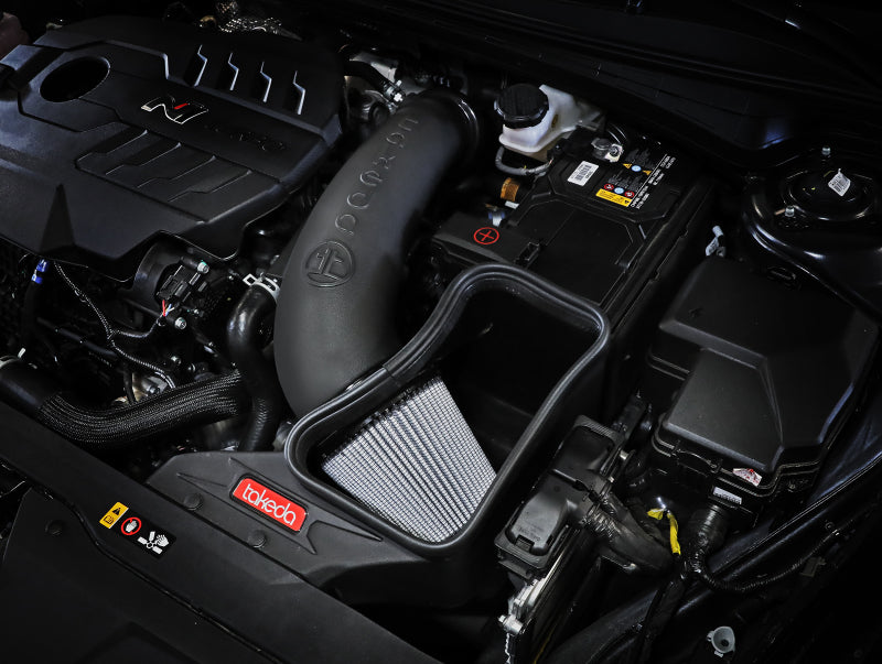 aFe Takeda Stage-2 Pro DRY S Cold Air Intake System 2022 Hyundai Elantra N 56-10057D 56-10057D Photo - Mounted