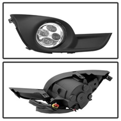 Spyder Nissan Altima 2013-2015 Sedan Daytime DRL LED Running Fog Lights w/Switch Clear FL-DRL-NA13-C 9031649 9031649 Photo - Unmounted