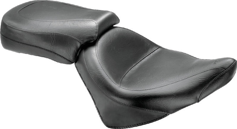 Mustang Motorcycle Mustang 03-17 Victory Vegas, Kingpin, 05-07 8-Ball Standard Touring 2PC Seat - Black 76511 76511 Photo - Primary