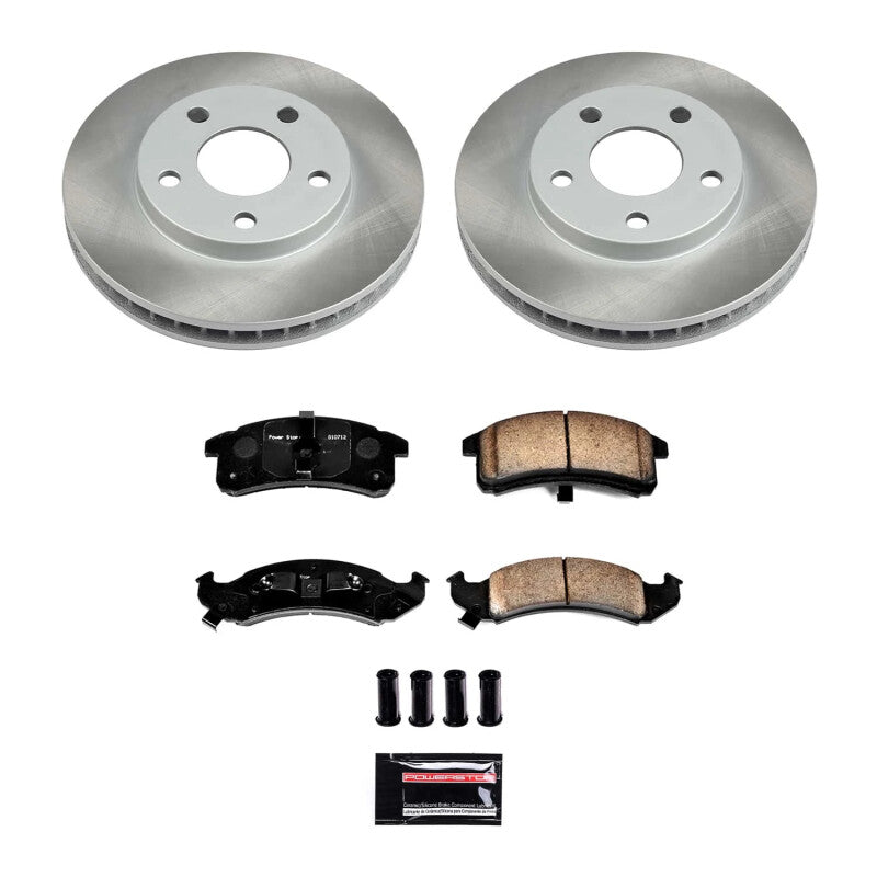 PowerStop Power Stop 94-96 Pontiac Trans Sport Front Semi-Coated Rotor Kit SC1534 SC1534 Photo - Primary