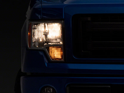 Raxiom 09-14 Ford F-150 Axial OEM Style Rep Headlights- Chrome Housing (Clear Lens) T551343 T551343 Photo - Primary