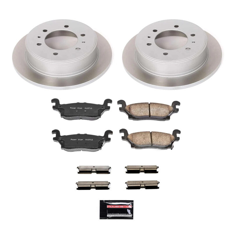 PowerStop Power Stop 09-10 Hummer H3T Rear Semi-Coated Rotor Kit SC3067 SC3067 Photo - Primary