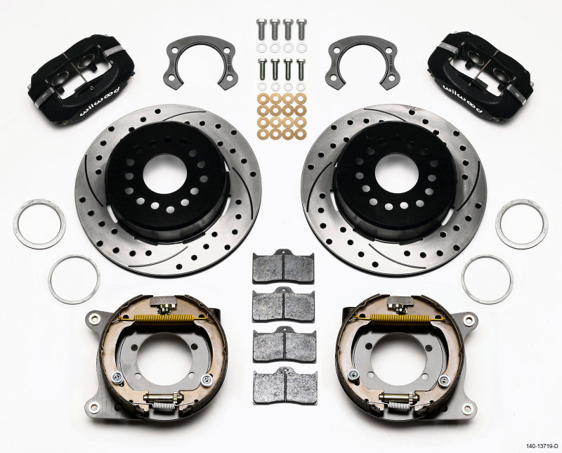 Wilwood Kit,Rear,Disc/Drum,Ford 8.8,Special 140-13719-D Photo - Primary