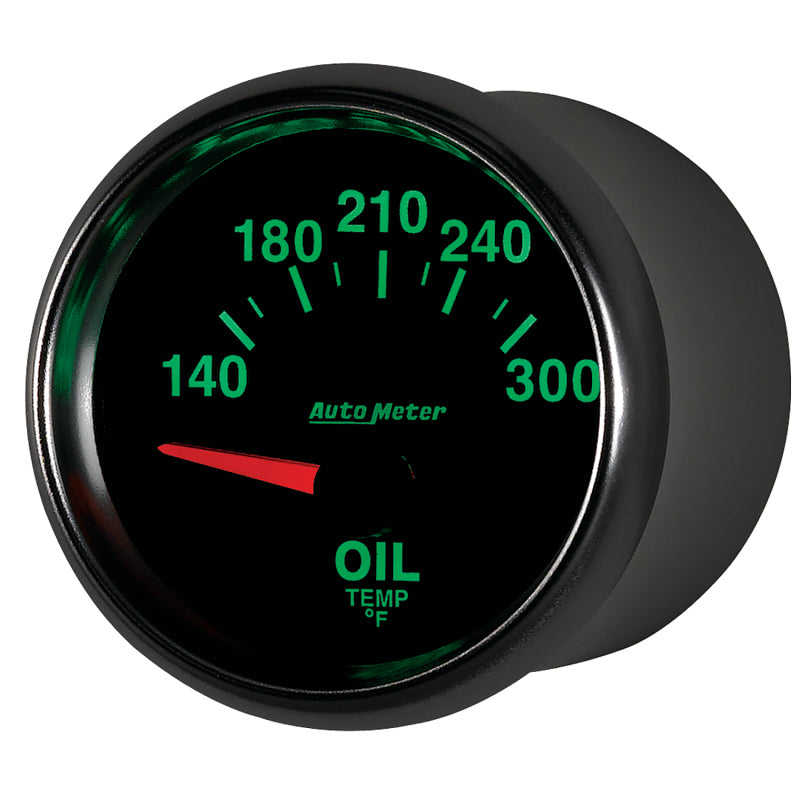 Autometer GS 52mm 140-300 Deg F Short Sweep Electronic Oil Temperature Gauge 3848 3848 User 3