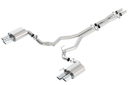 Borla 2018 Ford Mustang GT 5.0L AT/MT (w/o Valves) ATAK 3in Cat-Back Exhaust w/Polished Tips 140746 140746 Photo - Primary