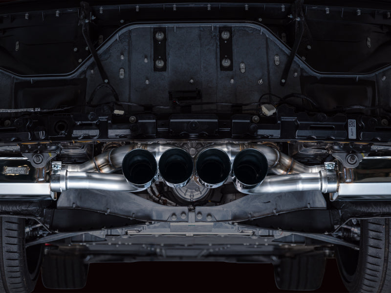 AWE Tuning AWE 2023 C8 Corvette Z06 SwitchPath Cat-Back Exhaust - Diamond Black Tips 3025-43906 3025-43906 Photo - Mounted
