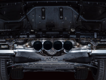 AWE Tuning AWE 2023 C8 Corvette Z06 SwitchPath Cat-Back Exhaust - Diamond Black Tips 3025-43906 3025-43906 Photo - Mounted