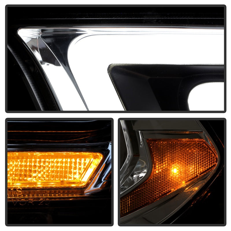 Spyder Dodge Durango 11-13 Halogen Model Only Projector Headlights - Chrome PRO-YD-DDU11SI-C 5088277 5088277 Photo - Unmounted