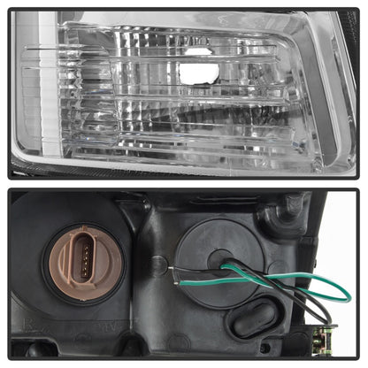SPYDER xTune 06-09 Ford Fusion Light Bar DRL Projector Headlights - Chrome (PRO-JH-FFU06-LB-C) 9042126 9042126 Photo - Unmounted