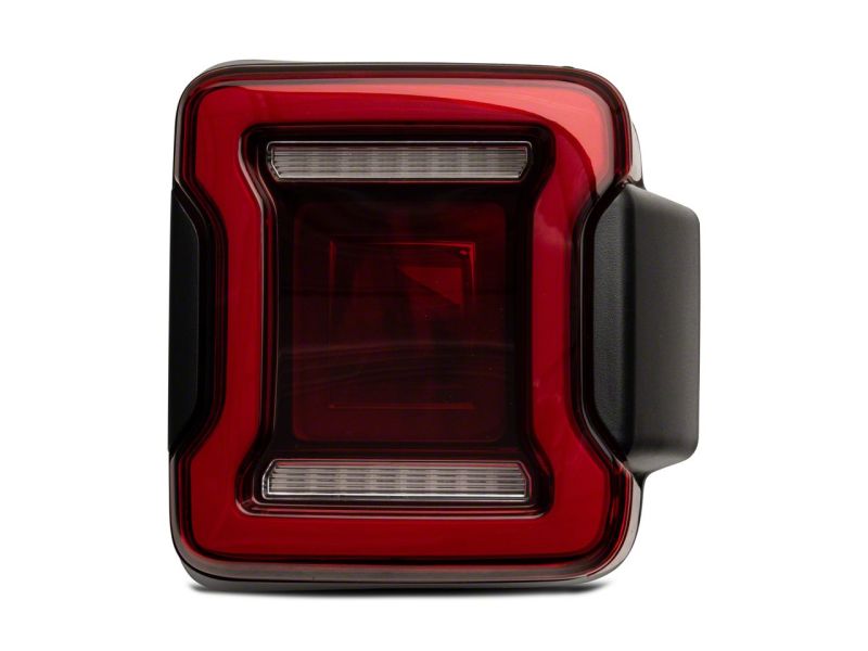 Raxiom 18-23 Jeep Wrangler JL Horizon LED Tail Lights- BlkHousing- Red Lens J133625-JL J133625-JL Photo - Close Up