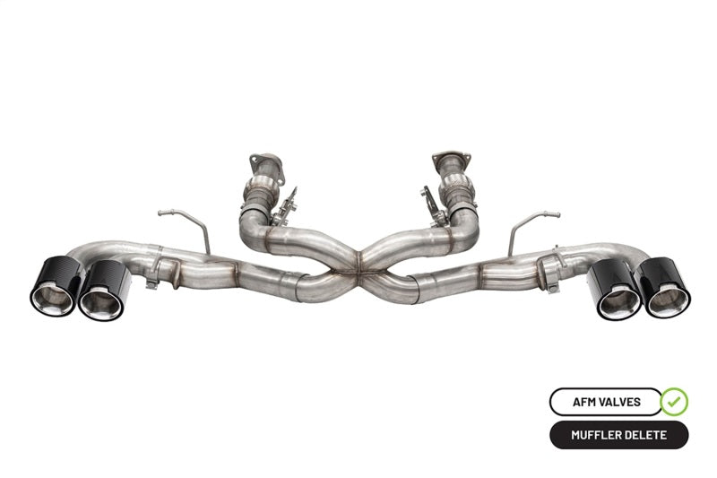 CORSA Performance Corsa 20-23 Chevrolet Corvette C8 RWD 3in Xtreme Cat-Back Exhaust w/4.5in Carbon Fiber Polished Tips 21102CF 21102CF Photo - Primary