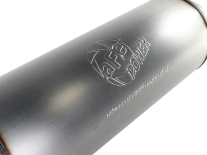 aFe Muffler 409 Stainless Steel 49-91012 Photo - Unmounted