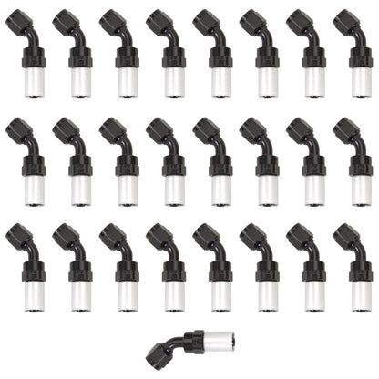 Russell Performance -4 AN Proclassic Crimp 45 Degree End (O.D. 0.450) (Qty. 25) 610418 610418 Photo - Primary