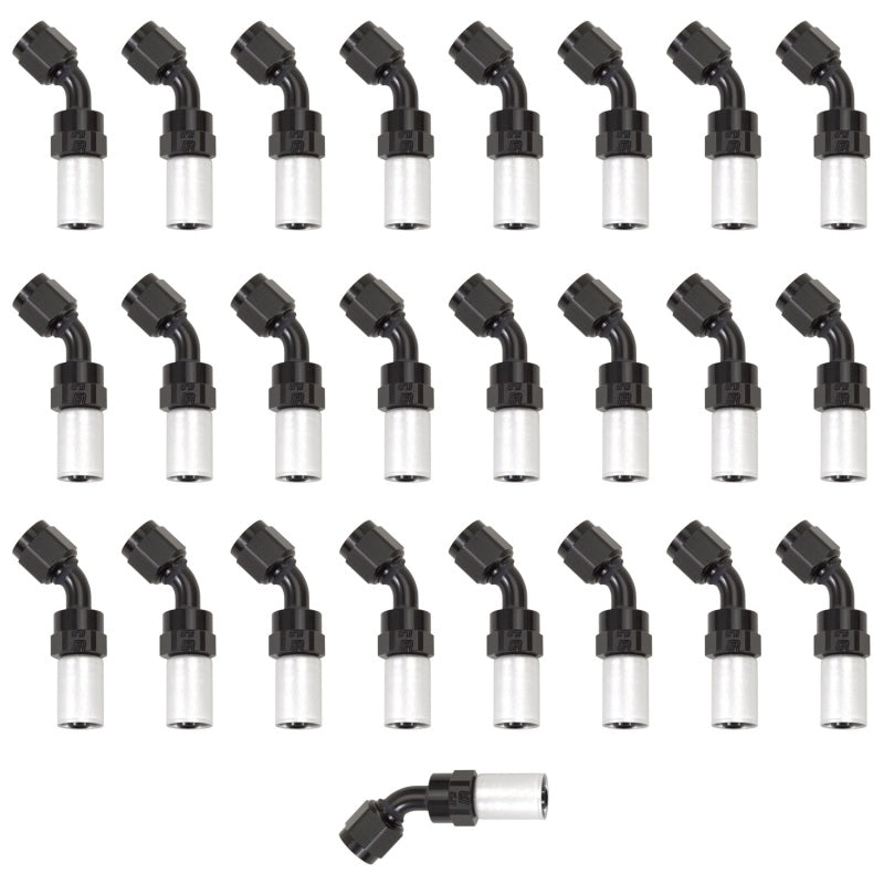 Russell Performance -4 AN Proclassic Crimp 45 Degree End (O.D. 0.450) (Qty. 25) 610418 610418 Photo - Primary