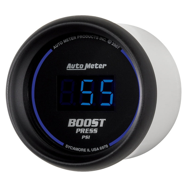 Autometer Gauge, Boost, 2 1/16", 60PSI, Digital, Black Dial w/ Blue Led 6970 User 2